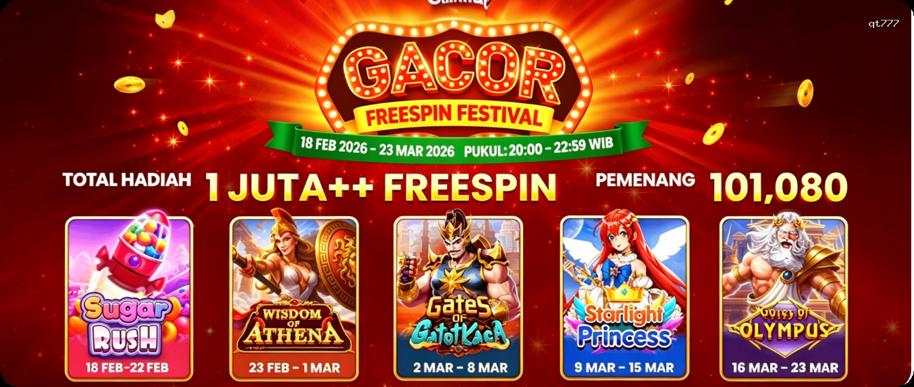 Login qt777 Sekarang Bonus Melimpah